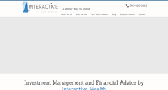 Desktop Screenshot of interactive-wealth.com