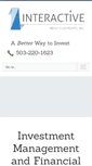 Mobile Screenshot of interactive-wealth.com